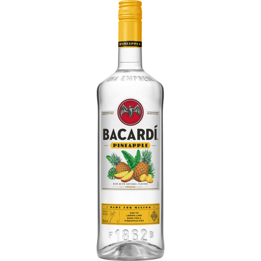 Bacardi Pineapple Flavored Rum 70 - 1.0L - Front