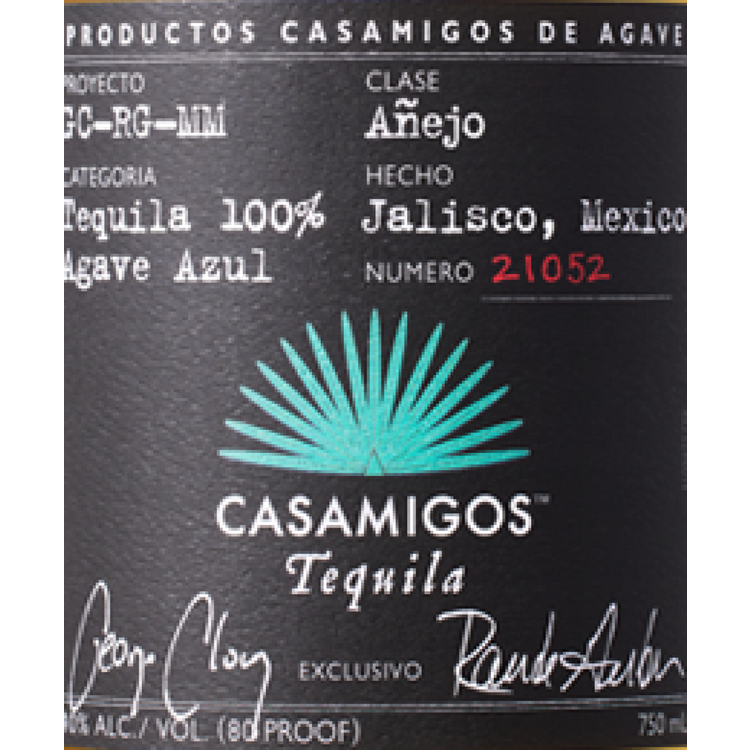 Casamigos Tequila Anejo 80 - 750ML - Front Label