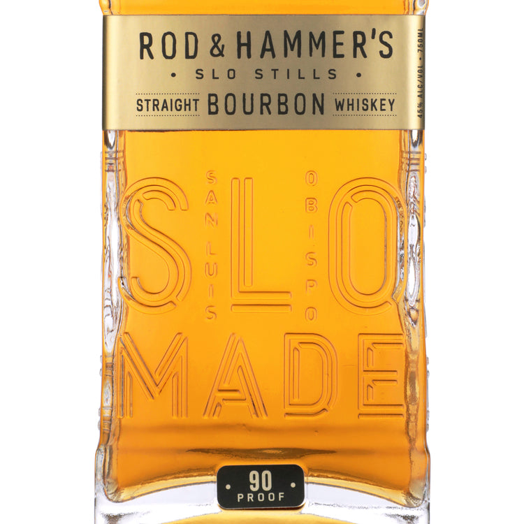 Rod & Hammer's Straight Bourbon Slo Stills 90 - 750ML - Front Label