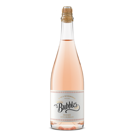 A To Z Wineworks Sparkling Rose Bubbles Oregon - 750ML - Front