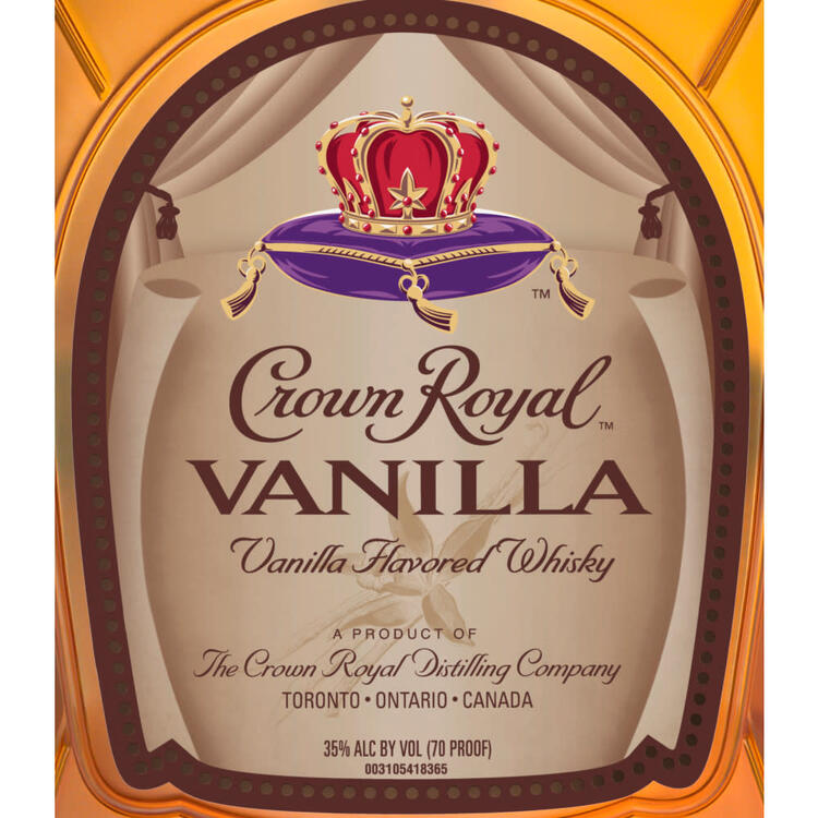 Crown Royal Vanilla Flavored Whiskey 70 - 1.75L - Front Label