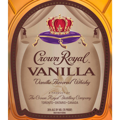 Crown Royal Vanilla Flavored Whiskey 70 - 1.75L - Front Label