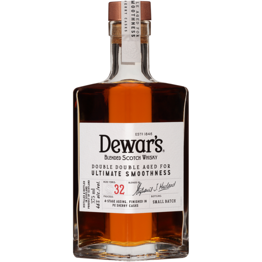 Dewar's Blended Scotch Double Double Aged 32 Yr 92 - 375ML - Front