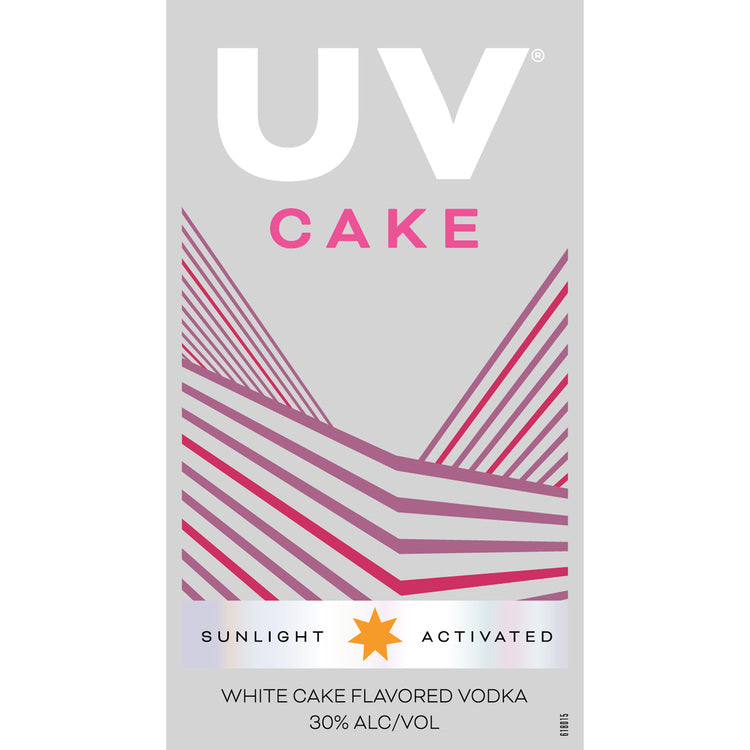 Uv Cake Flavored Vodka 60 - 1.0L - Front Label