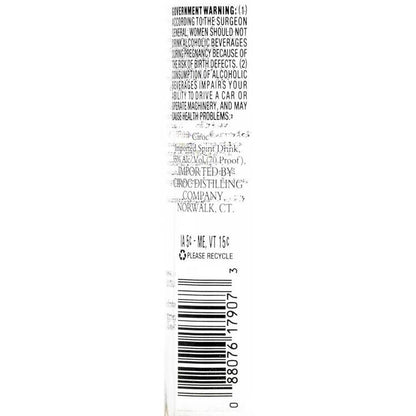 Ciroc Pineapple Flavored Vodka 70 - 375ML - Back Label