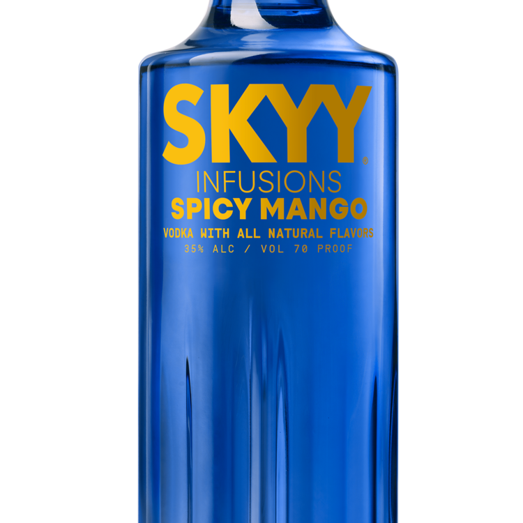 Skyy Spicy Mango Flavored Vodka Infusions 70 - 750ML - Front Label