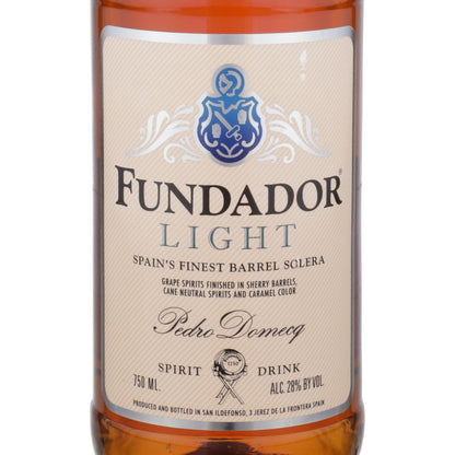 Fundador Brandy De Jerez Light 56 - 750ML