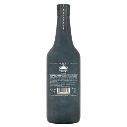 Casamigos Mezcal Joven 80 - 750ML - Back