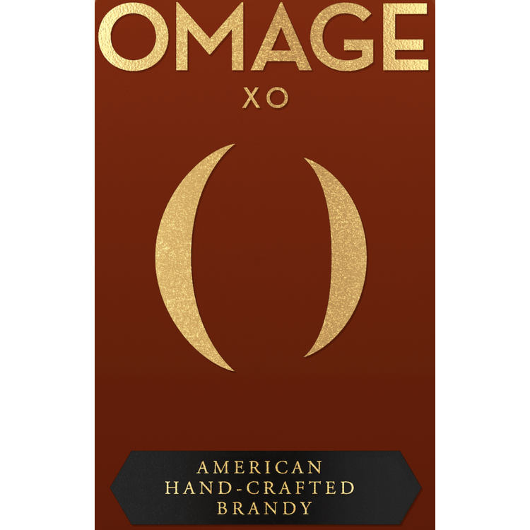 Omage Brandy Xo 80 - 375ML - Front Label