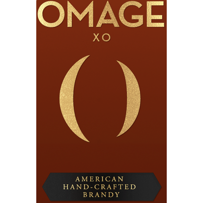 Omage Brandy Xo 80 - 375ML - Front Label