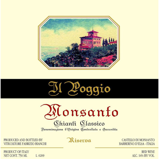 Castello Di Monsanto Chianti Classico Il Poggio Riserva 2019 - 750ML