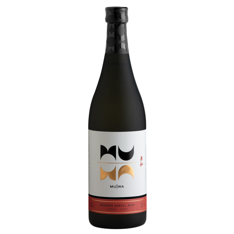 Muwa Junmai Sake Limited Release Bourbon Barrel Aged - 720ML - Front