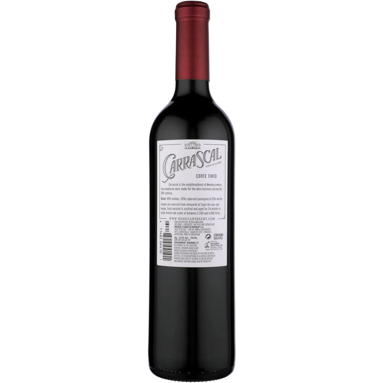 Carrascal Vino Tinto Corte Classico Lujan De Cuyo 2017 - 750ML - Back