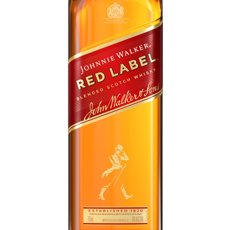 Johnnie Walker Blended Scotch Red Label 80 - 750ML - Front Label