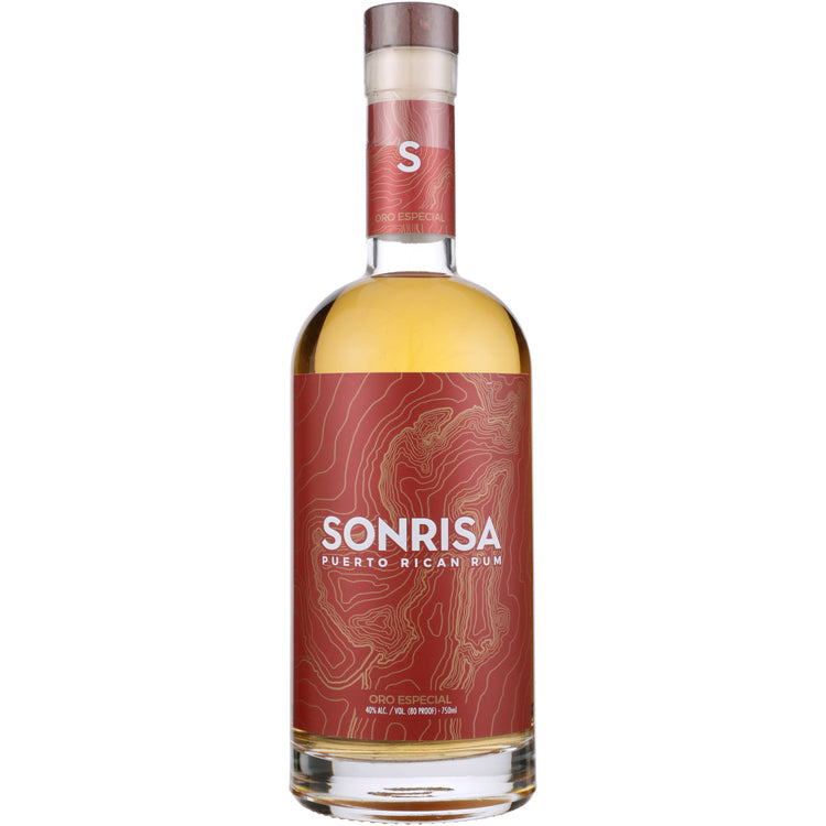 Sonrisa Gold Rum Oro Especial 80 - 750ML - Front