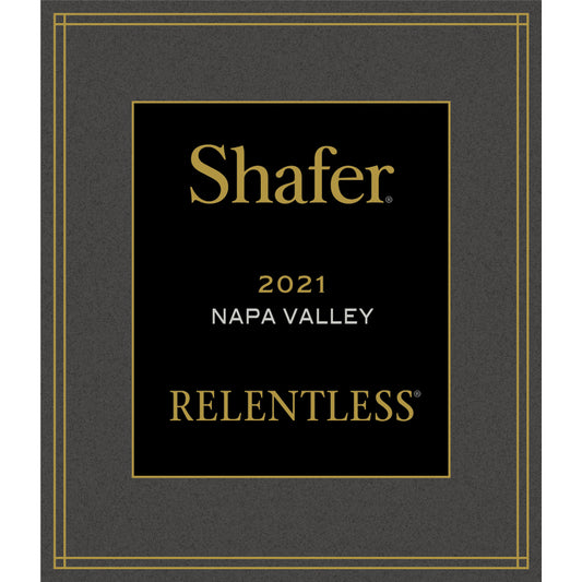 Shafer Red Wine Relentless Napa Valley 2021 - 750ML - Front