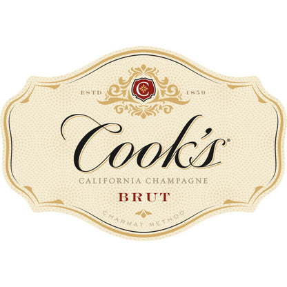 Cook's Brut Champagne California - 750ML - Front Label