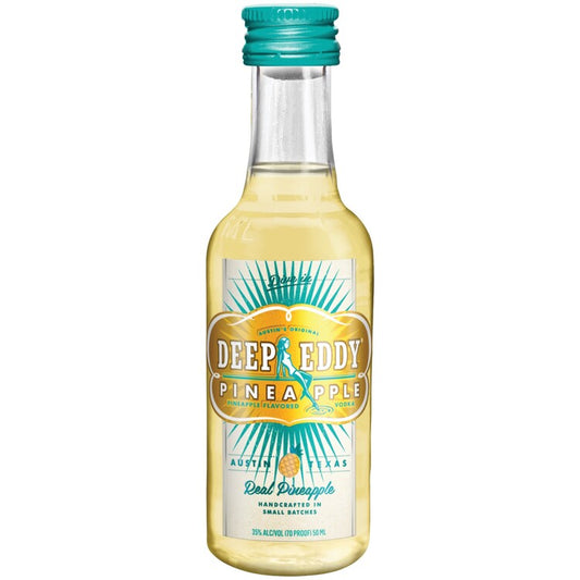 Deep Eddy Pineapple Flavored Vodka 70 - 50ML - Front