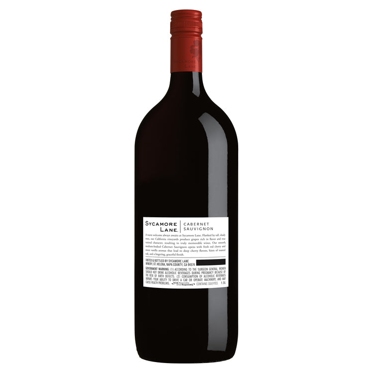 Sycamore Lane Cabernet Sauvignon California - 1.5L - Back