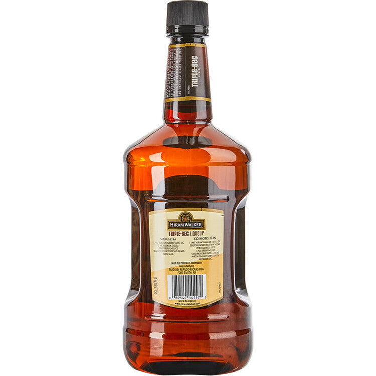 Hiram Walker Triple Sec 60 - 1.75L - Back
