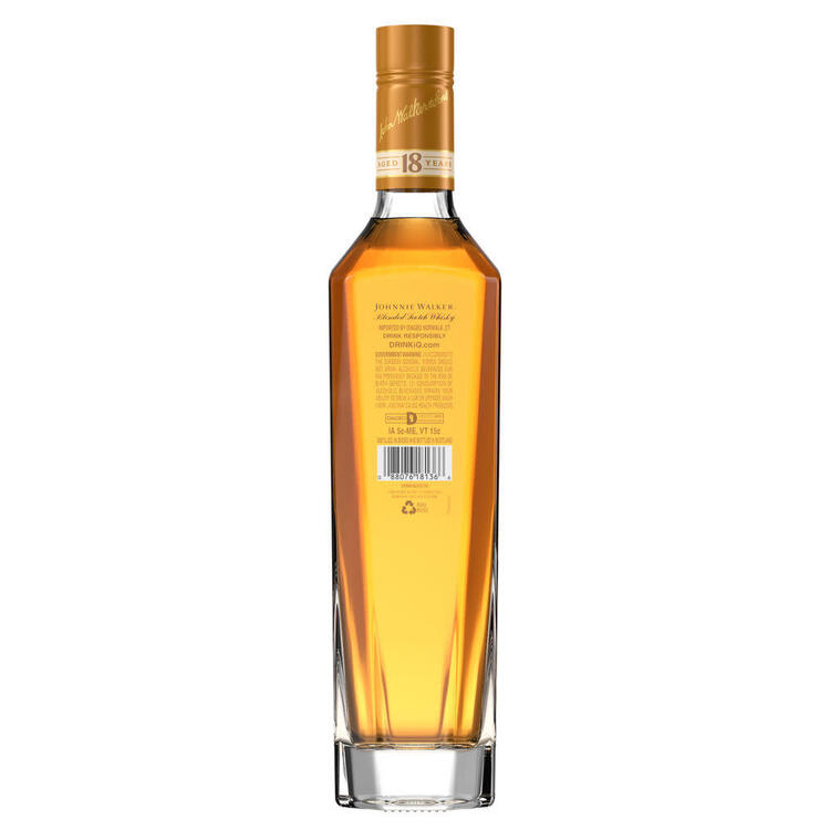 Johnnie Walker Blended Scotch 18 Yr 80 - 750ML - Back