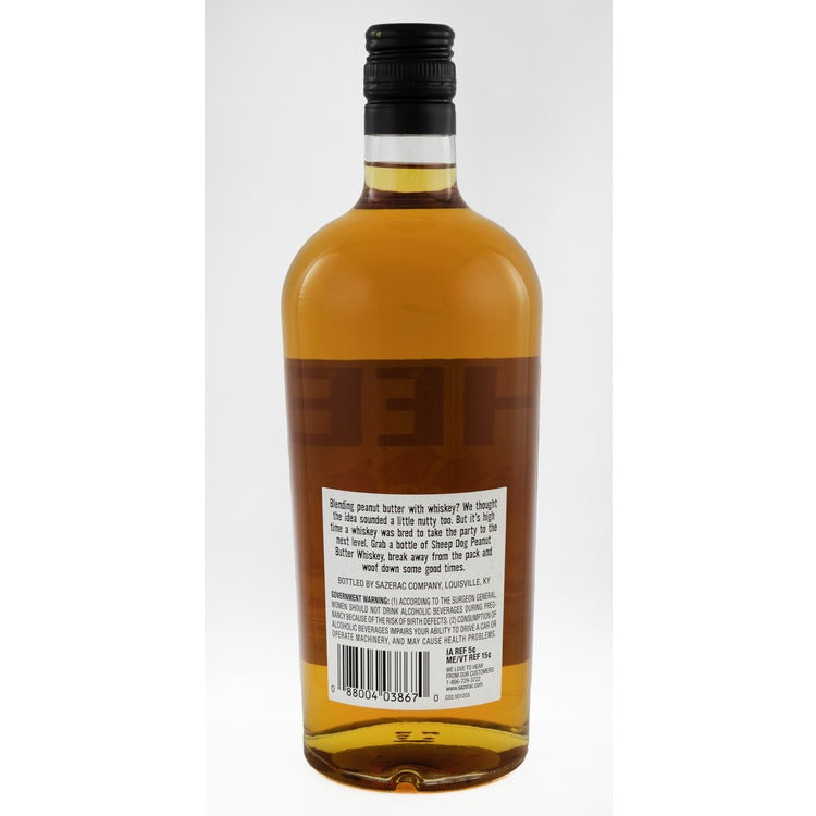 Sheep Dog Peanut Butter Whiskey Flavored Whiskey 70 - 750ML - Back