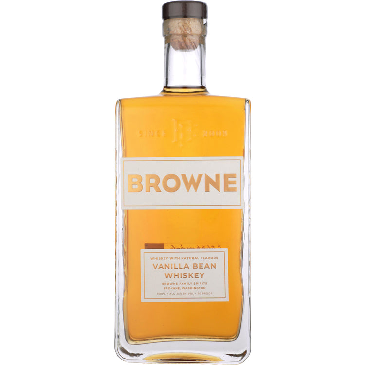 Browne Family Spirits Vanilla Bean Flavored Whiskey 70 - 750ML - Front