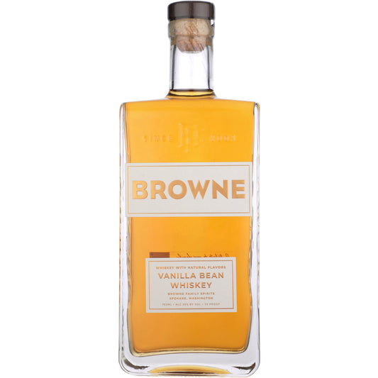 Browne Family Spirits Vanilla Bean Flavored Whiskey 70 - 750ML - Front