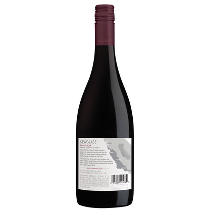 Seaglass Pinot Noir Santa Barbara County - 750ML - Back