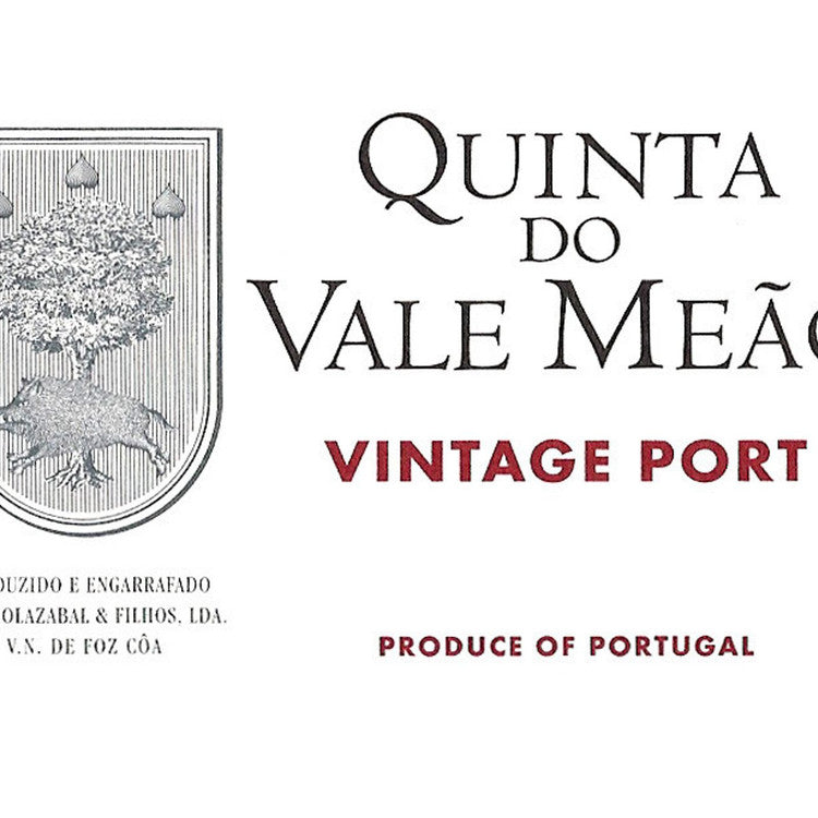 Quinta Do Vale Meao Porto Vintage 2015 Wood Box - 750ML - Front Label