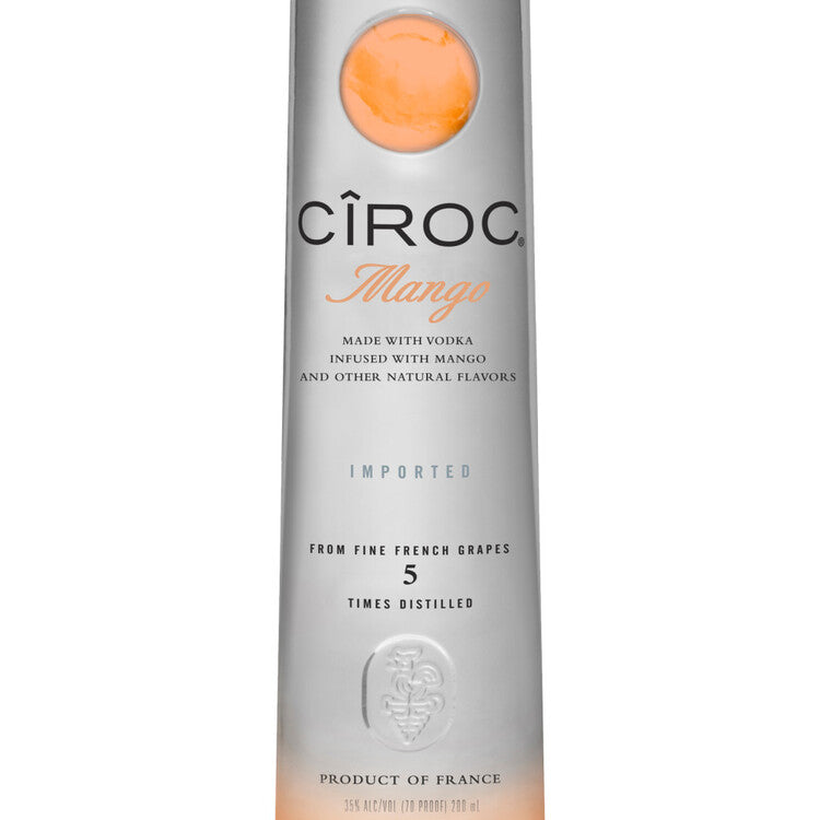 Ciroc Mango Flavored Vodka 70 - 200ML - Front Label