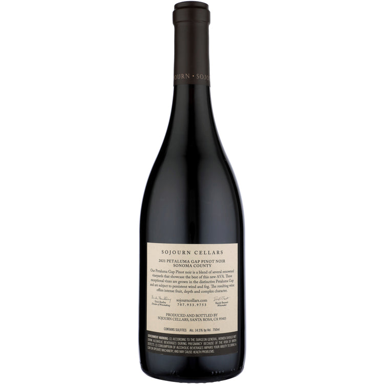 Sojourn Cellars Pinot Noir Petaluma Gap 2021 - 750ML