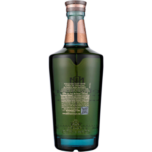 Midleton Very Rare Foret De Troncais Blended Irish Whiskey 96 - 700ML - Back