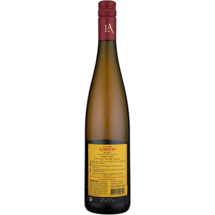 Lucien Albrecht Pinot Gris Cuvee Romanus Alsace 2021 - 750ML