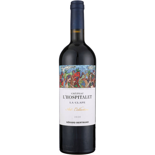 Gerard Bertrand La Clape Rouge Chateau L'Hospitalet Art Collection 202 - 750ML - Front
