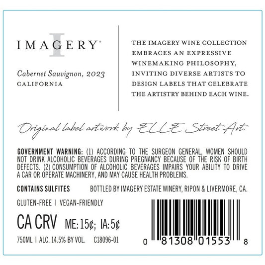 Imagery Cabernet Sauvignon Street Art California - 750ML - Back