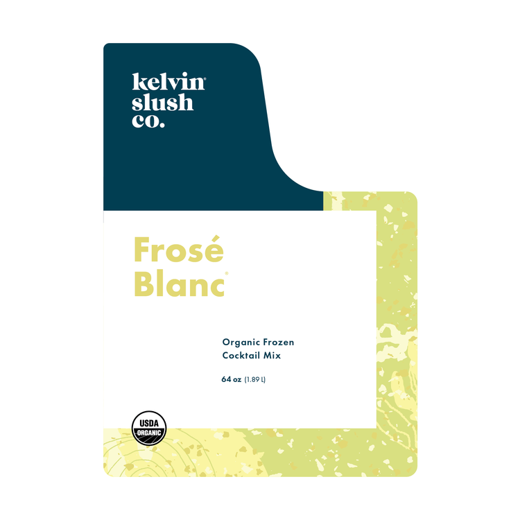 Kelvin Slush Frose Blanc Frozen Cocktail Mix - 64 Z - Front Label