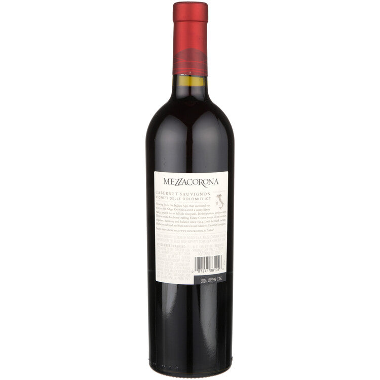 Mezzacorona Cabernet Sauvignon Vigneti Delle Dolomiti - 750ML - Back