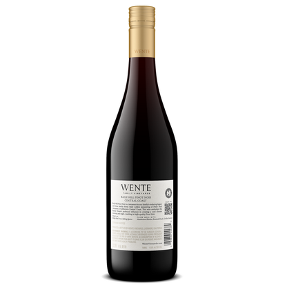 Wente Vineyards Pinot Noir Baily Hill Central Coast - 750ML - Back