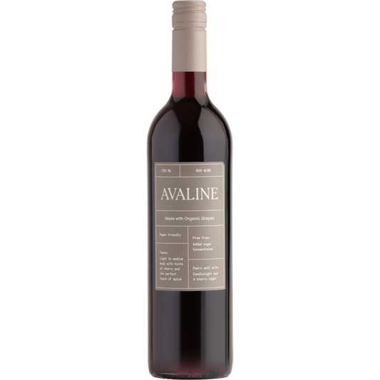 Avaline Red Wine France Made With Organic Grapes - 750ML - Front
