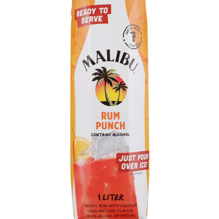 Malibu Tropical Cocktails Rts Rum Punch 25 - 1.0L