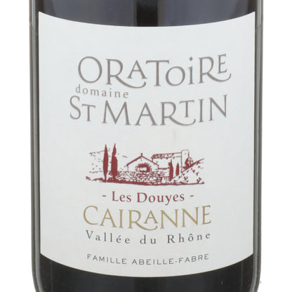 Oratoire St Martin Cairanne Rouge Les Douyes 2019 - 750ML - Front Label