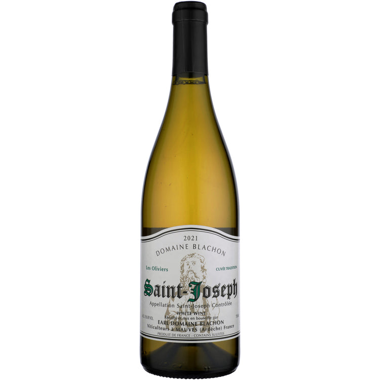 Domaine Blachon Saint Joseph Blanc Les Oliviers Cuvee Tradition 2021 - 750ML - Front