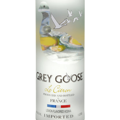 Grey Goose Citrus Flavored Vodka Le Citron 80 - 1.0L - Front Label