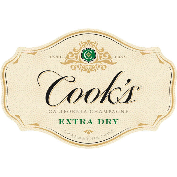 Cook's Extra Dry Champagne California - 750ML - Front Label