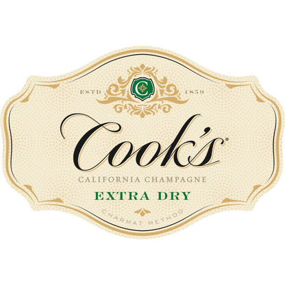 Cook's Extra Dry Champagne California - 750ML - Front Label
