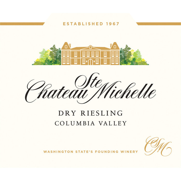 Chateau Ste. Michelle Riesling Dry Columbia Valley - 750ML - Front Label