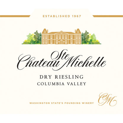 Chateau Ste. Michelle Riesling Dry Columbia Valley - 750ML - Front Label