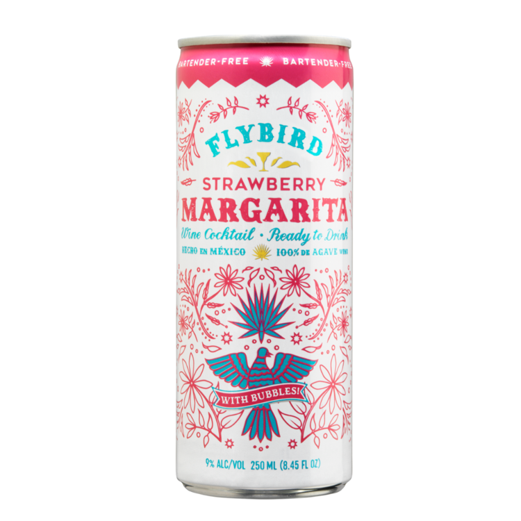 Flybird Strawberry Margarita Wine Cocktail - 250ML