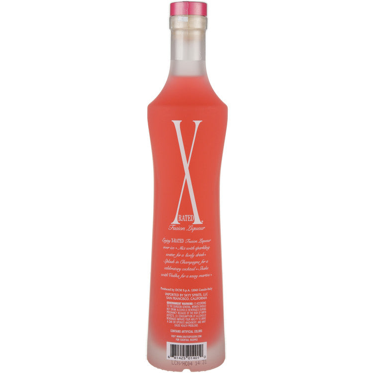 X Rated Fusion Liqueur 34 - 750ML - Back